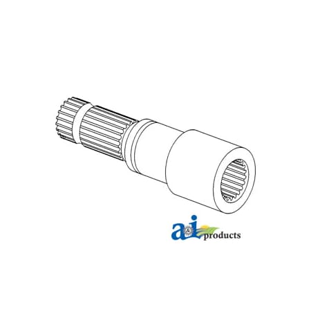 A & I Products Shaft, PTO (1000 RPM) 4.7" x4.7" x6.4" A-516354M1